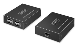 Digitus USB 2.0 CAT-förlängningskabel, 4 USB-A-portar, 150 m