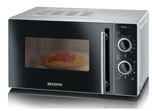 Severin MW 7771 mikrovågsugn Svart, Silver Kombinerad mikrovågsugn Bänkskiva 20 l 700 W
