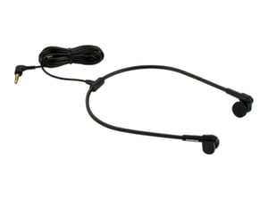 Olympus E-62 Hörlurar, trådbundna, in-ear, musik, svart