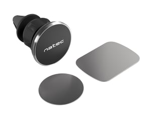NATEC NKP-1092 Mount Passive Mount Cell Phone/Smartphone, Navigation Black, Silver