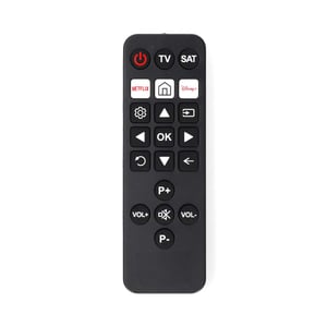 Nedis TVRC23SNBK fjärrkontroll för infraröd-TV Tryck på knapparna