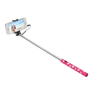 Ultron 173951 Selfie Stick for Smartphones: Pink, Silver, White