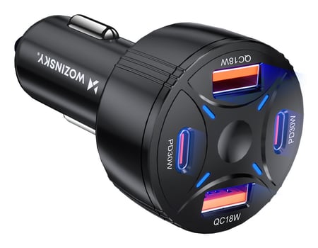 Wozinsky WLS-04 Uniwersalne Czarny Zapalniczka Szybkie ładowanie Automatyczna
