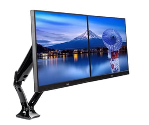 iiyama DS3002C-B1 Halterung / Ständer für 68,6 cm (27") Monitore, Schreibtisch, Schwarz