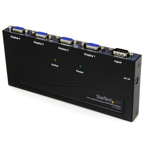 StarTech ST124PROEU TV-fördelare, VGA, 4x VGA