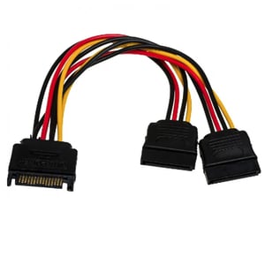 Akyga AK-CA-31 SATA-kabel 0,15 m Svart, Röd, Gul