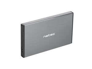 NATEC Rhino GO 2.5" Gray HDD/SSD Enclosure