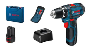 Bosch GSR 12V-15 Czarny, Niebieski, Pomarańczowy