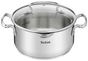 Tefal DUETTO+ G7194455 2.9 L Round Stainless Steel Pot