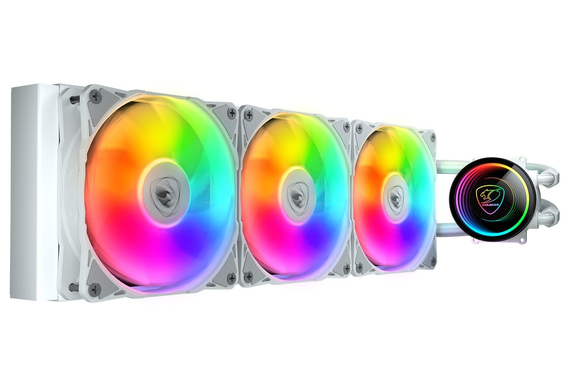 фото Водяне охолодження Cougar Poseidon Elite ARGB 360 White (CGR-PSDELRGB-W-360)