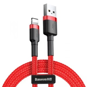Baseus CALKLF-R09 kabel Lightning 3 m Rot