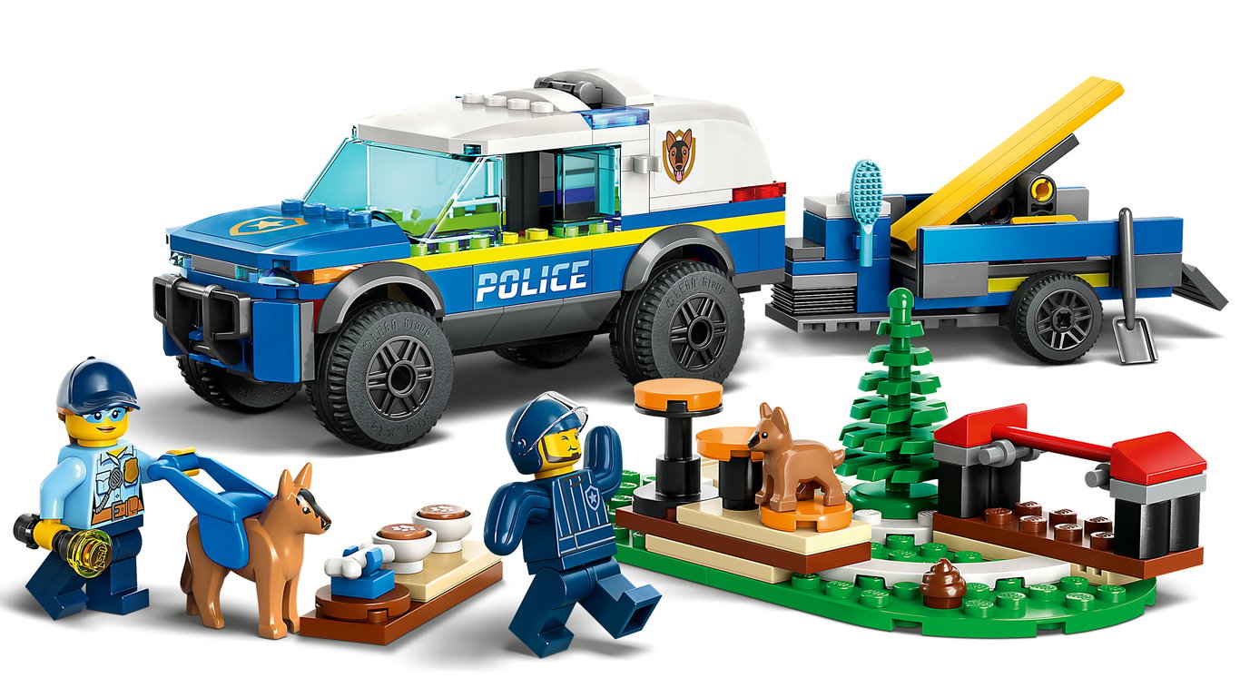 LEGO City Szkolenie psów policyjnych w terenie