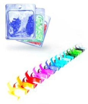 PatchSee BC/PC organizer do kabli Niebieski 50 szt.