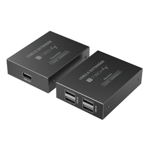 Techly IUSB-EXTEND1504P AV Extender AV Transmitter and Receiver Black