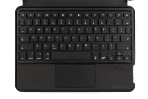 Gecko Covers V10KC59 tangentbord för mobila enheter, QWERTY, engelska, Bluetooth, grått