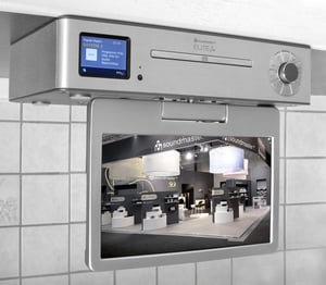 Soundmaster KTD1020SI odtwarzacz DVD/Blu-ray Odtwarzacz CD HiFi Srebrny