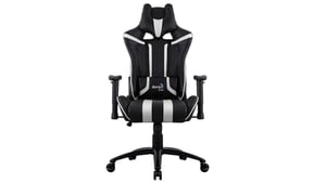 Aerocool AC120 AIR Universeller Gaming-Stuhl Gepolsterte Sitzfläche Schwarz, Weiß