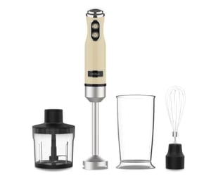 Cecotec Power Mixer RetroYellow 1200MAX Cream&Crush 0,5 l Blender immersyjny 1200 W Żółty