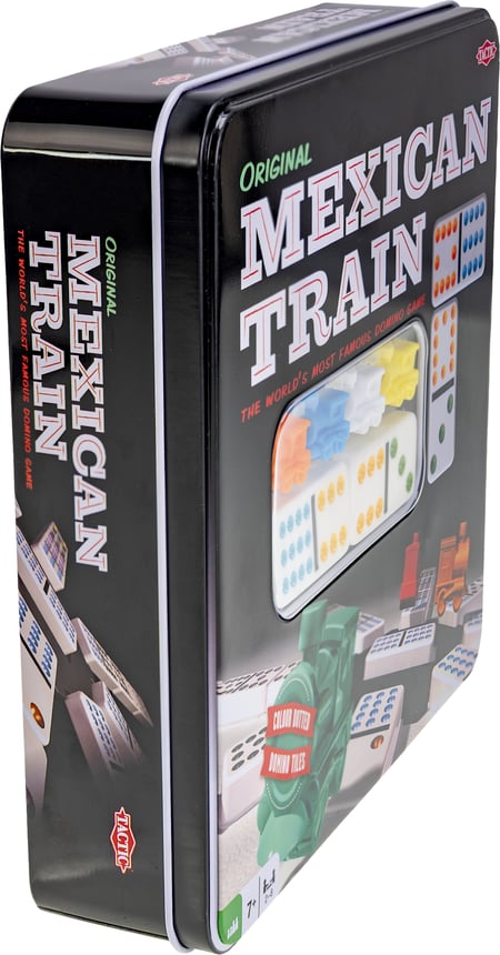 Tactic Mexican Train Tin Box