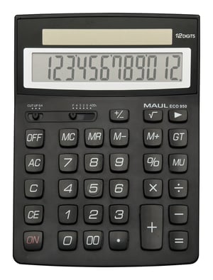 MAUL ECO 950 kalkulator Kieszeń Podstawowy kalkulator Czarny