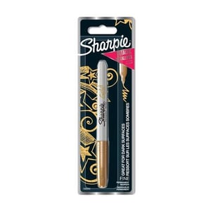 Sharpie 1986003 marker permanentny Końcówka cienka Złoto 1 szt.