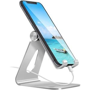 Techly I-SMART-STAND4 Halterung Passive Halterung Mobiltelefon/Smartphone Silber