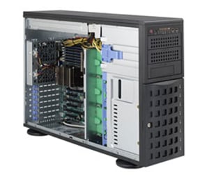Supermicro CSE-745BTQ-R920B säkerhetsfunktioner & fästen för Full Tower-datorer, svart, 920 W