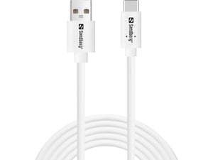 Sandberg 336-14 kabel USB USB 2.0 2 m USB C USB A Biały