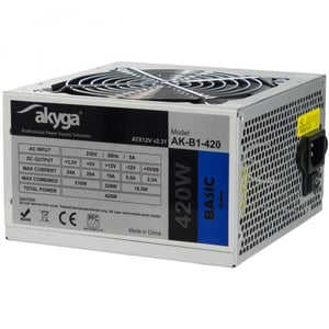 Akyga AK-B1-420 moduł zasilaczy 420 W 20+4 pin ATX ATX Szary