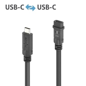 PureLink PI6630-030 kabel USB USB4 Gen 2x2 3 m USB C 20 Gbit/s 100 W Czarny