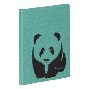 Pagna Save me Panda notatnik A5 128 ark. Miętowy