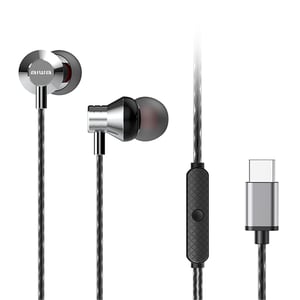 Aiwa ESTM-50USB-C Kopfhörer-Set, kabelgebunden, In-Ear, Anrufe/Musik, USB Typ C, Silber