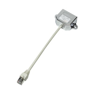 LogiLink NP0044 nätverksfördelare, metallisk, vit
