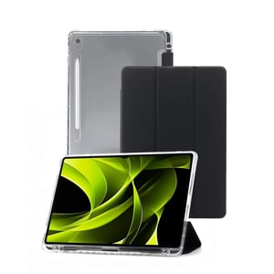 Mobile Origin MO-TRA-S10FEPLUS etui na tablet 33,3 cm (13.1") Etui z klapką Czarny, Przezroczysty