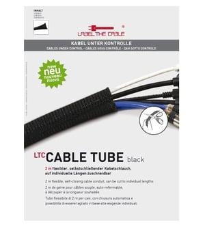 Label-the-cable CABLE TUBE kabelband av polyester, svart, 1 st.