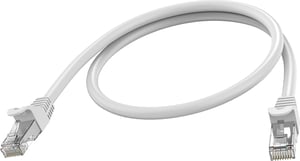 Vision TC 0.5MCAT6A nätverkskabel Vit 0,5 m Cat6a U/UTP (UTP)