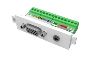 Vision TC3 VGAF3.5MM gniazdko elektryczne VGA + 3.5 mm Biały