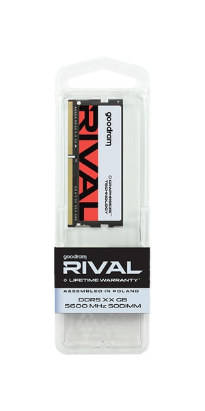 Goodram SODIMM DDR5 2x16Gb 5600MHz CL40 SR RIVAL moduł pamięci 32 GB 5600 MT/s 262-pin SO-DIMM
