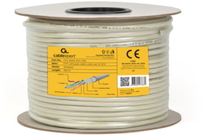 Gembird CAT6 FTP 100m kabel sieciowy Szary F/UTP (FTP)