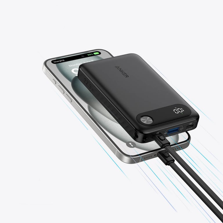 фото Зовнішній акумулятор (павербанк) Anker 10000mAh 22.5W Black (A1257G11)