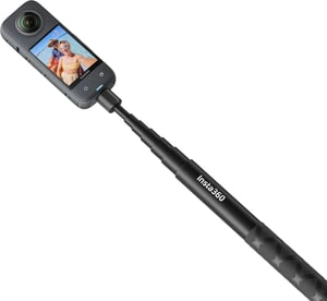 Insta360 Invisible Selfie Stick (X4, X3, & GO3) Selfie Stick Camera Black