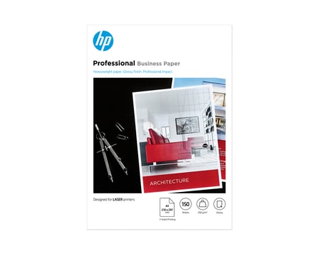 HP Papier błyszczący do drukarek laserowych Professional Laser Glossy FSC, 200 g/m² – 150 ark./A4/210 × 297 mm