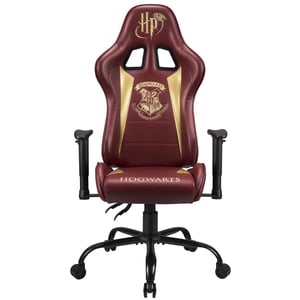 Subsonic Hogwarts Gaming Chair, Padded Upholstered Seat, Brown