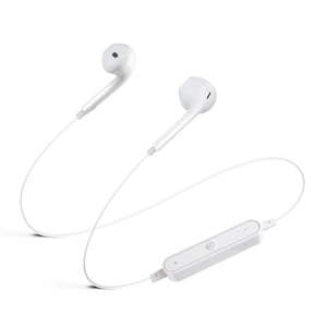 Savio WE-01 Kopfhörer/Headset – kabellos, In-Ear, Bluetooth für Anrufe/Musik, weiß