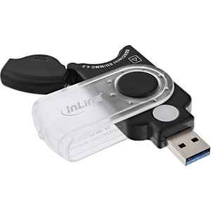 InLine 66772I czytnik kart USB 3.2 Gen 1 (3.1 Gen 1) Czarny