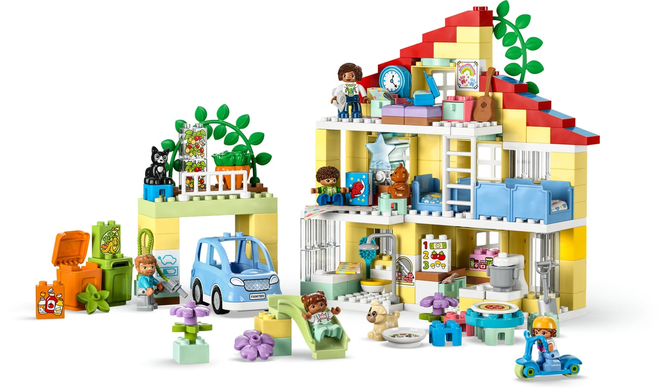фото Блоковий конструктор LEGO Duplo Сімейний будинок 3 в 1 (10994)