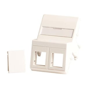 Lanview LVN127871 Rahmen für Steckdosen und Schalter, Weiß