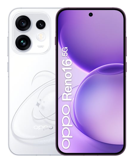 OPPO Reno16 5G 16,1 cm (6.32") Dual SIM Android 16.0 USB Type-C 8 GB 512 GB 6000 mAh Biały