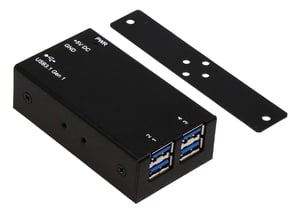 EXSYS EX-1180HMS huby i koncentratory USB 3.2 Gen 1 (3.1 Gen 1) Type-B 5000 Mbit/s Czarny