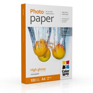 Colorway PG230100A4 fotopapper A4 vitt glansigt